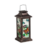 New Creative 2La972A, Evergreen Garden Fluttering Garden Friends Solar Lantern, Butterfly Outdoor D