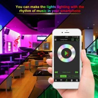 Koulate Wifi Wireless Rgb Controller, 16 Million Colors Smart Led Strip Light Ceiling Lamp Panel Lights Remote Control 30 Meters Range 5-28V Controller Compitable With Android Ios Phone