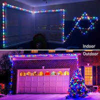 Ollivage Color Changing Rope Lights String Lights For Bedroom Battery Powered Light Strip 40Ft 8 Modes Hanging Fairy Lights Wit