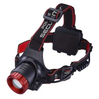 Police Security Lookout Headlamp - 1000 Lumens - Water Resistant - Pivoting Base