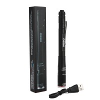 Nebo Rechargeable Pen Light Flashlight: 360-Lumens Flash Light, Features Flex Power Use Aa Batteries Or Included Rechargeable Battery, Nebo Inspector Rc 6810 2-Pack