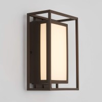 Artika Ghost 12W Led Outdoor And Indoor Wall Light, Bronze Finish To Enhance Your Porch, Garage, Living Room, Hallway - 450 Lumens, 3000 Kelvin, Made Of Aluminum, No Bulb Required