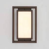 Artika Ghost 12W Led Outdoor And Indoor Wall Light, Bronze Finish To Enhance Your Porch, Garage, Living Room, Hallway - 450 Lumens, 3000 Kelvin, Made Of Aluminum, No Bulb Required