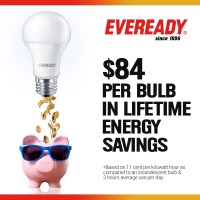 Eveready Led Light Bulbs, Non-Dimmable, 60 Watt Equivalent Light Bulbs (9W Led Bulb), 800 Lumens, 2700K Soft White Color, A19 E26 Base Led Replacement For Halogen Bulb, Ul Certified - 24 Pack