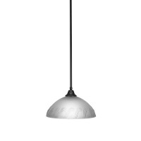 Stem Pendant With Hang Straight Swivel Shown In Espresso Finish With 16