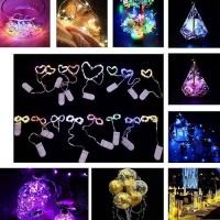 Vookry 8 Pack 30 Led Fairy Lights Battery Operated10 Ft Mini Copper Wire String Lights Firefly Starry Moon Lights For Diy Craft