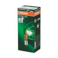 Vosla 2-Pack Hy21W Amber Halogen Bulbs, 12 V, 21 W, Baw9S Base, T-2.75 Shape, 38193, Made In Germany