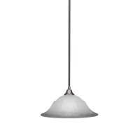 Stem Pendant With Hang Straight Swivel Shown In Brushed Nickel Finish With 20