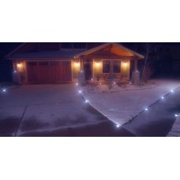 Bell+Howell Disk Lights Solar Weatherproof Led Outdoor, As Seen On Tv 4 Pack