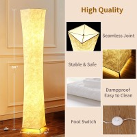 Chiphy Floor Lamp Dimmable 64 Tall Standing Lamp 3 Levels Adjustable Brightness 12Wx2 Led Bulbs Column Floor Light Wwhite