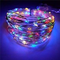 Dltnd Solar Powered String Lights 72Ft 22M 8Modes Waterproof Outdoor 200Led String Lights Fairy Lights Wedding Holidays Party Lights For House Lawn Garden Patio Landscape Camper Awning (Mlt-Clr2)