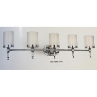 5 Light Vanity Light With Chrome Finish