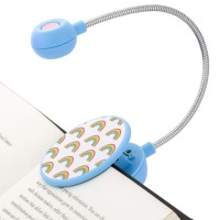 Withit Dabney Lee Clip On Book Light - Rainbow - Led Reading Light For Books And Ebooks, Dimmable, Reduced Glare, Portable, Lightweight, Cute Bookmark Light For Kids & Adults, Batteries Included