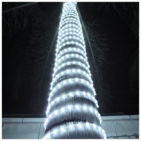 Russell Decor Led Rope Lights Festival Holiday Party Seasonal Christmas Decoration 30Ft - 200Ft Customized Available (Cool White, 50)