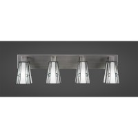 Apollo 4 Light Bath Bar Shown In Graphite Finish With 5