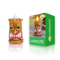 Touch Of Eco Solar Led Tiki Decorative Lights - Perfect For Your Garden, Patio, Bar, Or Outdoor Living Area - Warrior