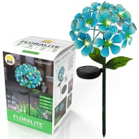 Touch Of Eco Solar Led Metal Flower Stake Light - Perfect For Your Garden, Patio, Walkway, Or Outdoor Living Area - Includes 1 Flower Light