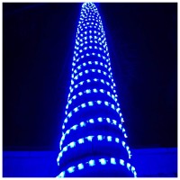 Russell Decor Led Rope Lights Festival Holiday Party Seasonal Christmas Decoration 30Ft - 200Ft Customized Available (Blue, 50)