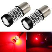 Phinlion 1156 Led Red Brake Stop Light Bulbs 2800 Lumens Super Bright 3014 103-Smd Ba15S 1003 1156 7506 Led Bulb With Projector For Turn Signal Brake Tail Lights