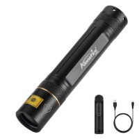 Alonefire Sv003 10W 365Nm Uv Flashlight Portable Rechargeable Blacklight For Pet Urine Detector, Resin Curing, Scorpion, Fishing, Minerals With Aluminum Case, Battery Charger