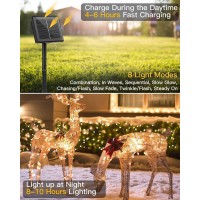 Solar String Lights Outdoor Waterproof, 4 Packs Total 132 Ft 400 Led Solar Fairy Lights With 8 Modes, Twinkle Solar Powered Outdoor Lights For Patio Yard Trees Wedding Christmas, Warm White