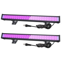 Faishilan Black Lights Led Black Light Bar, Ip65 Waterproof Blacklights Glow In The Dark Party For Blacklight Party Halloween Bedroom Body Paint Stage Light Fluorescent Poster