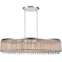 7 Light Drum Shade Chandelier With Chrome Finish