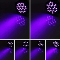 Black Lights U`King 72W Uv Led Blacklight Uplights Par Lights Stage Lights By Dmx And Remote Control For Disco Stage Lighting Wedding Birthday Party (4 Packs)