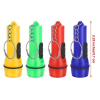 48 Pieces Mini Flashlight Keychain Bulk Assorted Colors Lightweight Portable Toy Led Flashlight For Hiking Camping Party Favors