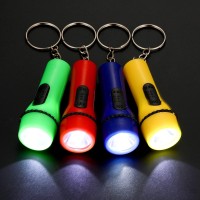 48 Pieces Mini Flashlight Keychain Bulk Assorted Colors Lightweight Portable Toy Led Flashlight For Hiking Camping Party Favors