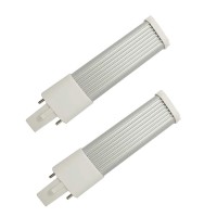 2Pcs Esimpo 4W G23 Led Pl Lamp 2Pin Cfl Pls 7W Replacement G23D2 Led Plug In Retrofit Horizontal Recessed Down Light Bulb Pl