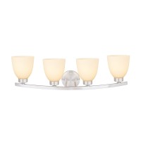 Aspen Creative 62205-1, Four-Light Metal Bathroom Vanity Wall Light Fixture, 28-3/4