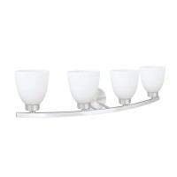 Aspen Creative 62205-1, Four-Light Metal Bathroom Vanity Wall Light Fixture, 28-3/4