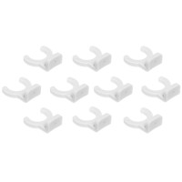 Creative Hobbies White Plastic Mounting Bracket For Night Light Shade - Clips Onto Night Light Module Base - Pack Of 10