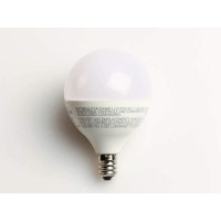 Maxlite Dimmable 5W 2700K G-16.5 Frosted Globe Led Bulb, E12 Base, Enclosed Rated