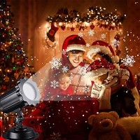 Somktn Christmas Light Projector Outdoor, Holiday Projector Lights Outdoor With Varicolored & Dynamic Snowfall Lighting Effects And Rc & Timer For House, Garden Yard Club Pub Christmas Decorations