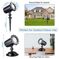 Somktn Christmas Light Projector Outdoor, Holiday Projector Lights Outdoor With Varicolored & Dynamic Snowfall Lighting Effects And Rc & Timer For House, Garden Yard Club Pub Christmas Decorations