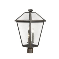 Z-Lite 3 Light Outdoor Post Mount Fixture 579Phxlr-Orb