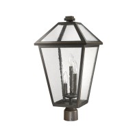 Z-Lite 3 Light Outdoor Post Mount Fixture 579Phxlr-Orb