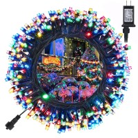 Toodour Christmas Lights Multicolor, 82Ft 200 Led Christmas String Lights With 8 Modes, Timer, Low Voltage Indoor Fairy Twinkle Lights For Home, Garden, Party, Holiday, Tree, Christmas Decorations