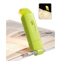 Dewenwils Usb Rechargeable Book Light For Reading In Bed, Warm White, Brightness Adjustable For Eye Protection, Led Clip On Book Light For Kids, Flexible Book Reading Lights (Green)