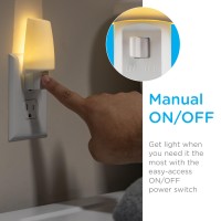 Lights By Night Led Plugin Night Light Manual Onoff Energy Efficient Soothing Perfect For Living Hallway Kids Room Nurs