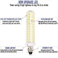 E11 Led Bulbs,100W 120W Halogen Bulb Equivalent,Dimmable,10W,1100Lm,Jd T4 E11 Mini Candelabra Base,Ac110V/130V,E11 Led White 6000K(4 Packs)