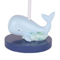 Lambs Ivy Oceania Blue Oceanseanautical Nursery Lamp With Shade Bulb