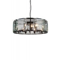 12 Light Chandelier With Black Finish