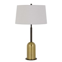 Cal Lighting BO2891TB Transitional One Light Table Lamp from Rimini collection in Black finish 1700 inches One Light Table Lamp from the Rimini collection Transitional One Light Table Lamp from Rimini collection in BlackAntique Brass finish 1700 inches