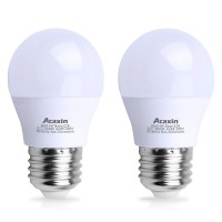 Acaxin Led Refrigerator Light Bulb 4W 40Watt Equivalent, Waterproof Replacement For Frigidaire, Freezer Ip54, 120V E26 Daylight White 5000K 400 Lumen, A15 Appliance Bulb