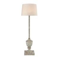 Regus Outdoor Floor Lamp In Grey And Antique White