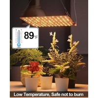 Dommia Grow Light 2Pcs Ultrathin Plant Light For Indoor Plants 20W Full Spectrum Led Plant Grow Light With Onoff Switch Diy