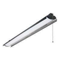 Metalux Shp 46.5 In. Black Integrated Led Shop Light 4000K In Cool White